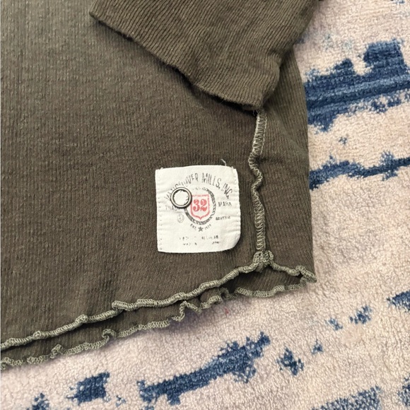 Free People Cozy Up Henley Top Small - Picture 4 of 8